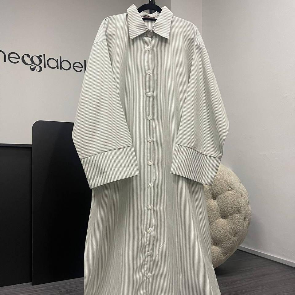 Shirt Dress (CGLABEL - Linen Stripes)
