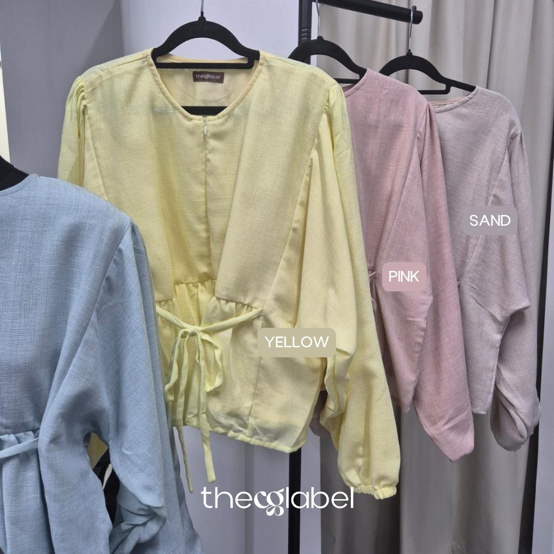 Elena Blouse - Salt Linen