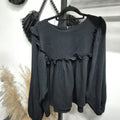Serina Cropped Blouse (CGLABEL - Cotton Foam)