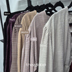 Fuss Free Kimono Dress (By thecglabel- Checkered Linen)