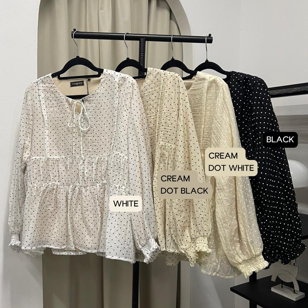 Poppy Polka (CGLABEL - Chiffon Crepe)