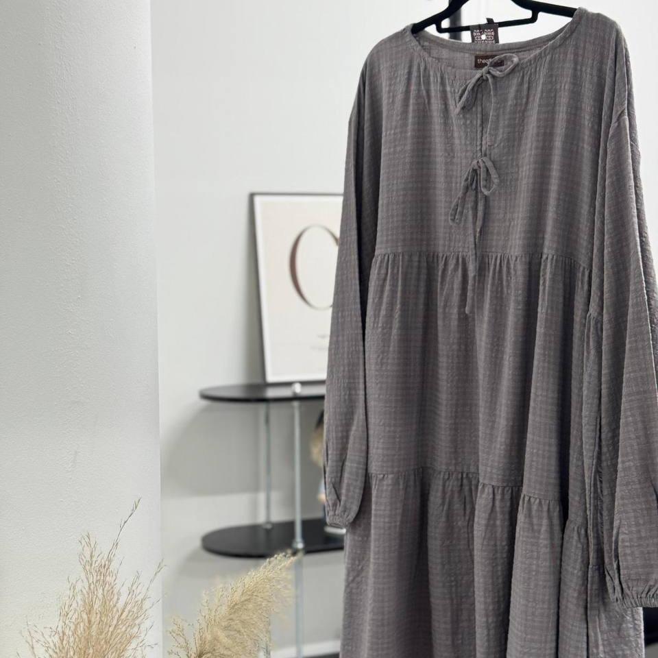 Babydoll Oversized Top (By thecglabel- Checkered Linen)