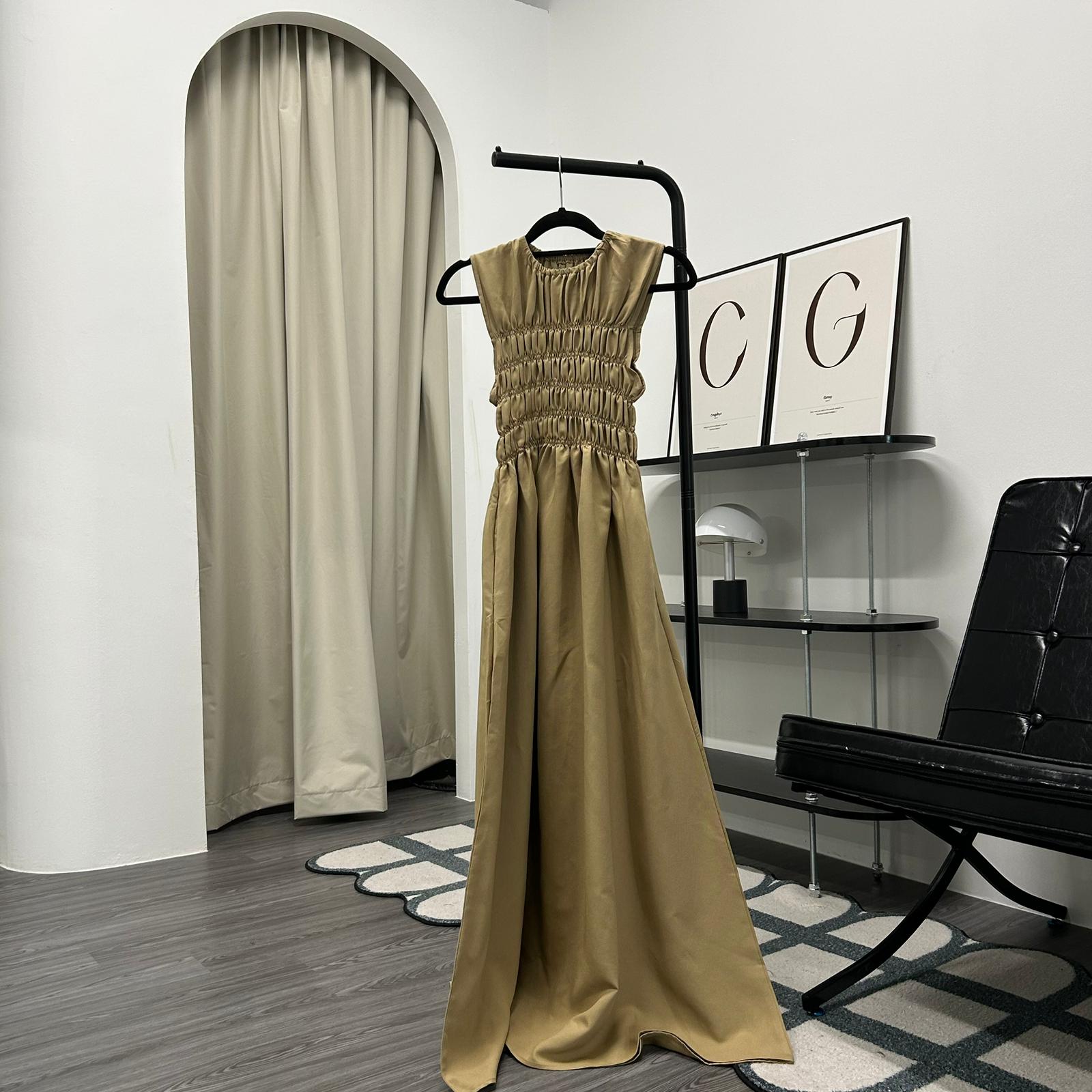 Smock Sleeveless Dress V.2 (By thecglabel - Linen Woven material)