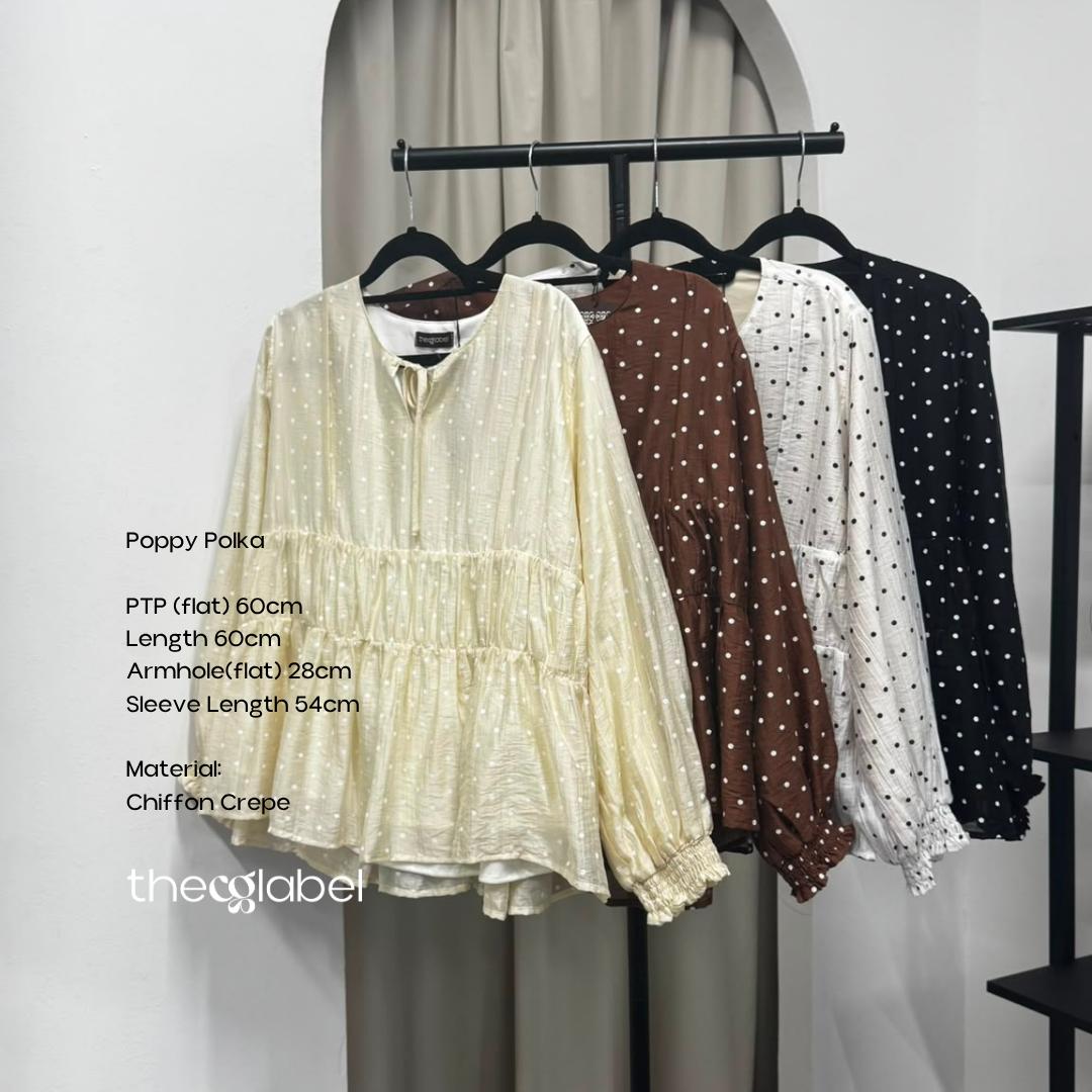 Poppy Polka (CGLABEL - Chiffon Crepe)