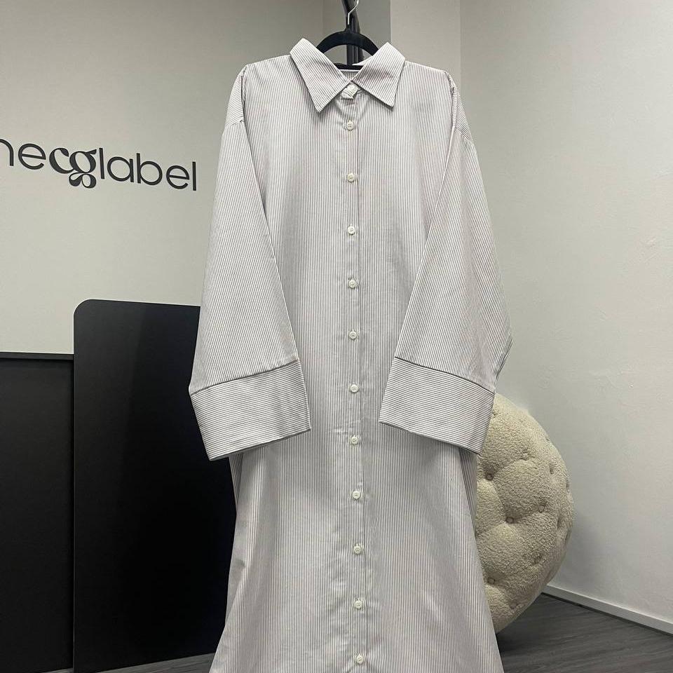Shirt Dress (CGLABEL - Linen Stripes)