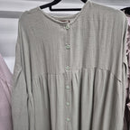Mum Button Dress (CGLABEL - Foam)