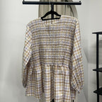Noura Checks Top (CG Curated Series)