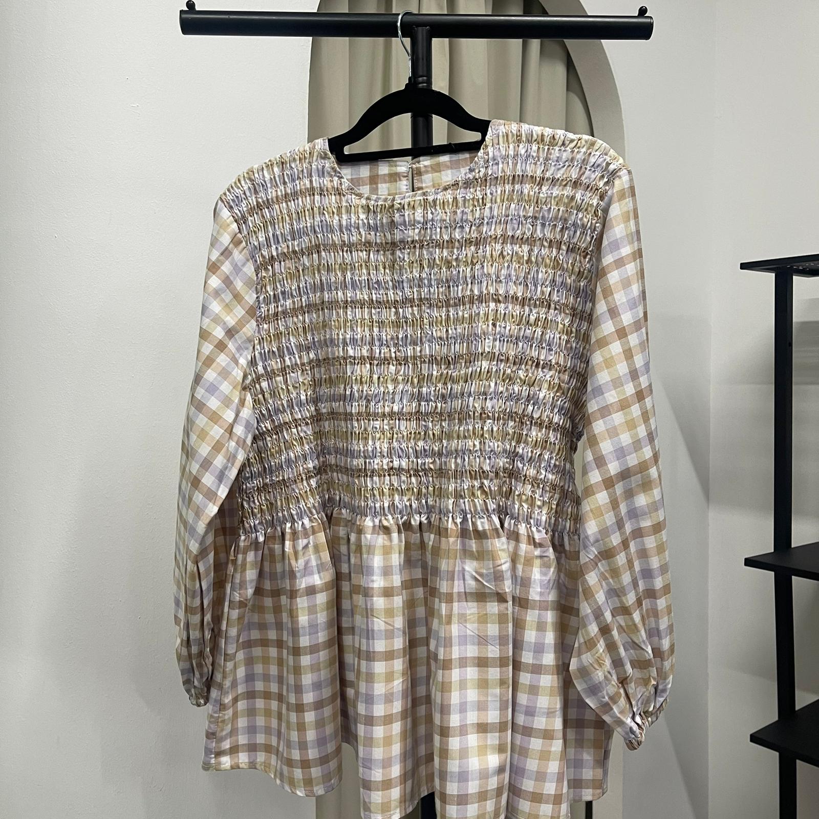 Noura Checks Top (CG Curated Series)