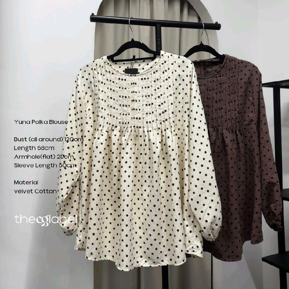 Yuna Polka Blouse (CG Curated Series)