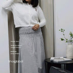 Smock Skirt (By The CG label - Linen Stripes series)