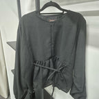 Elena Blouse - Salt Linen