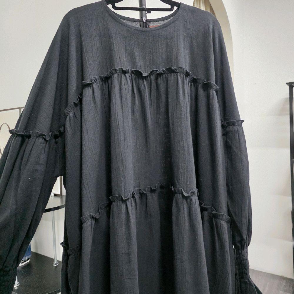 Santorini Ruffles Blouse (CGLABEL - Linen Crinkle)