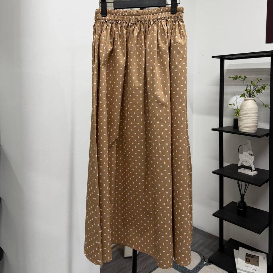 Polka Poplin Skirt (CG Curated Series)