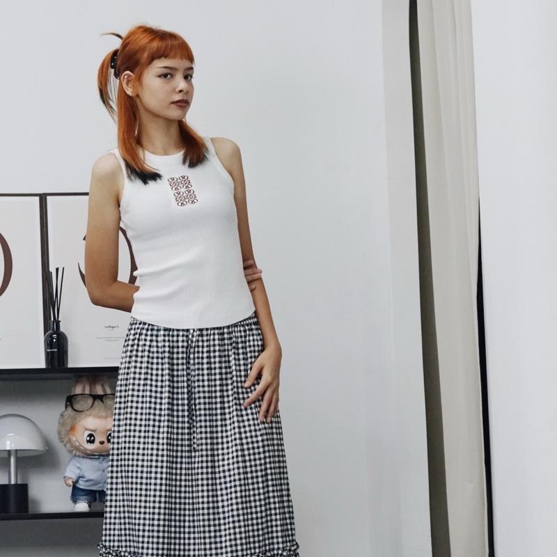 GG Sleeveless Top by thecglabel (Soft Ribbed Material)