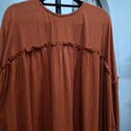 Santorini Ruffle Dress (CGLABEL - Linen Crinkle)