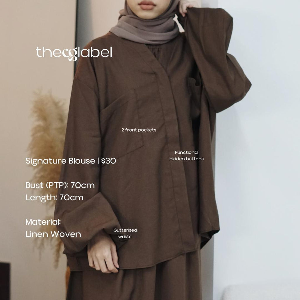 Signature Shirt (CGLABEL - linen woven material)