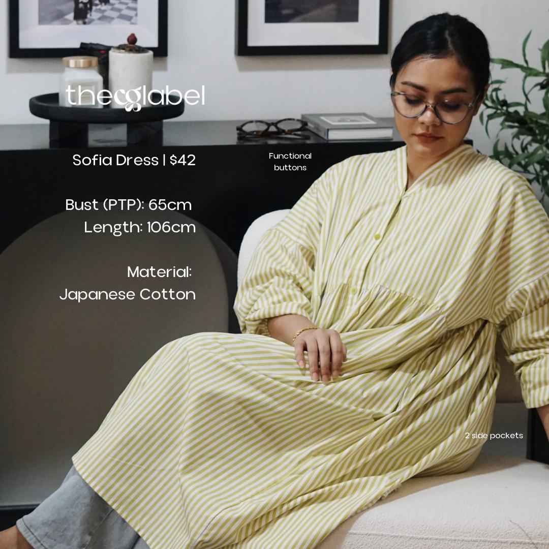 Sofia Oversized Midi Dress (THECGLABEL - JAPANESE COTTON SERIES)