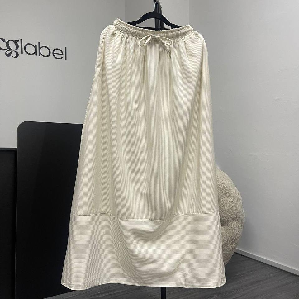 Signature Skirt (by thecglabel - Linen Striped)