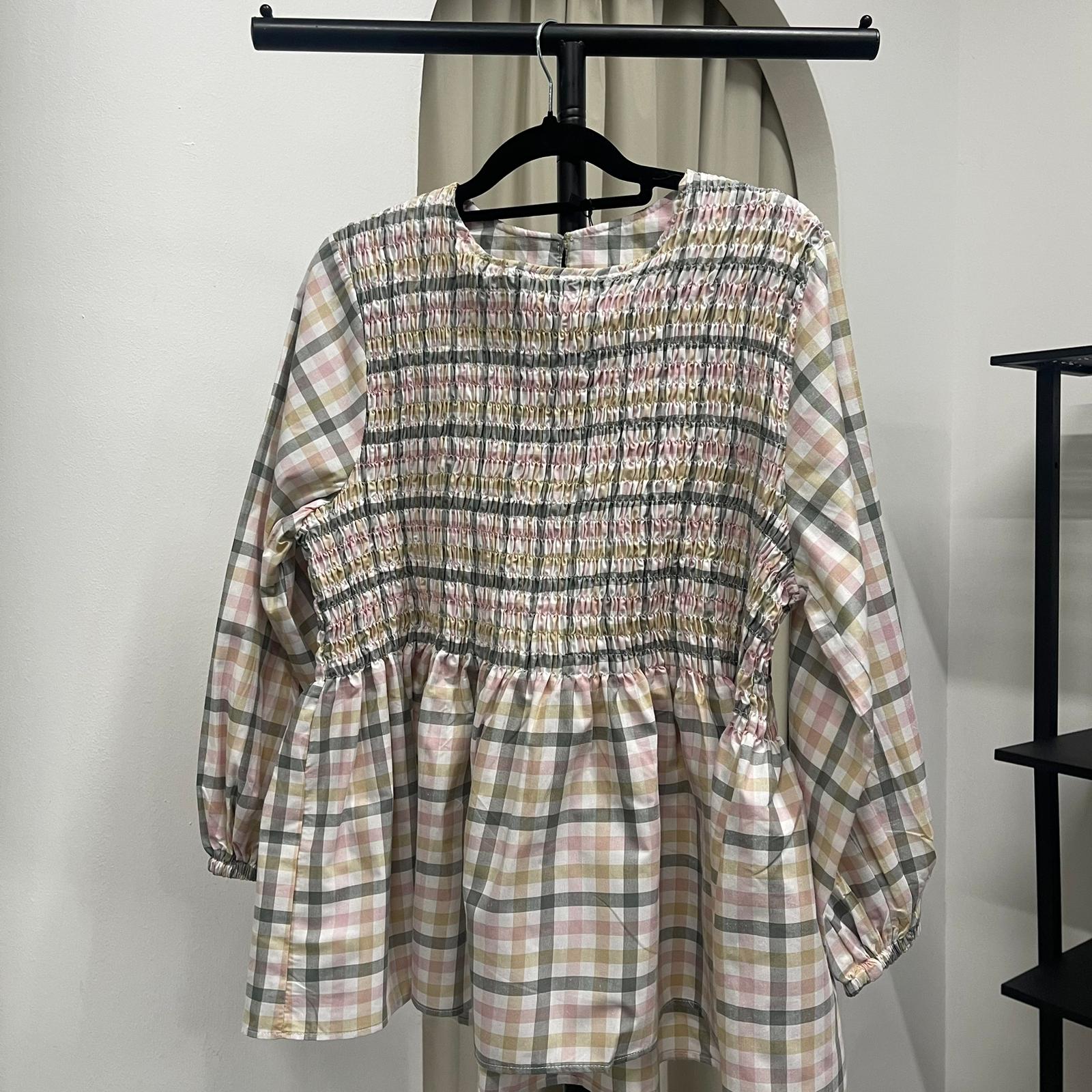 Noura Checks Top (CG Curated Series)
