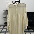 Mum Button Dress (CGLABEL - Foam)
