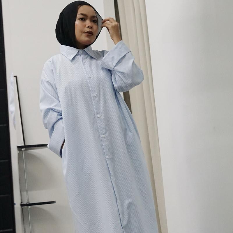 Shirt Dress (CGLABEL - Linen Stripes)