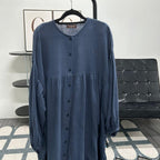 Mum Button Dress (CGLABEL - Foam)