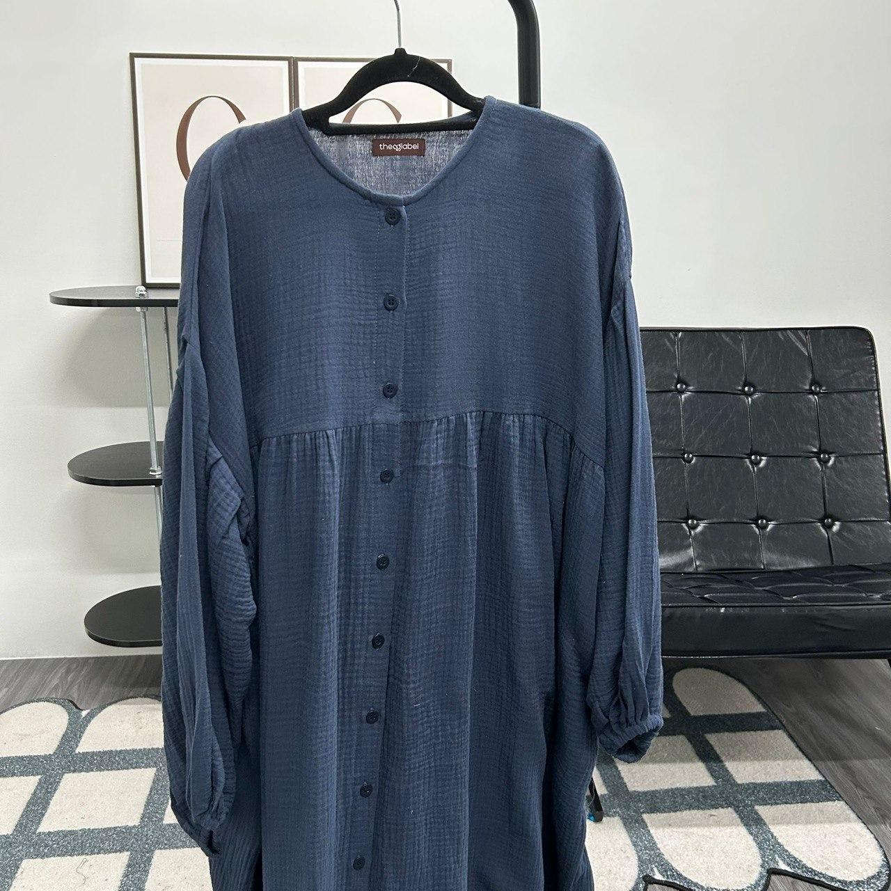 Mum Button Dress (CGLABEL - Foam)