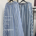 Stripe Denim Skirt (Curated Series)