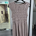 Smock Sleeveless Dress (THECGLABEL - Checkered Linen Material)