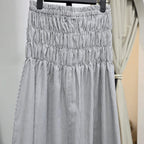 Smock Skirt (By The CG label - Linen Stripes series)