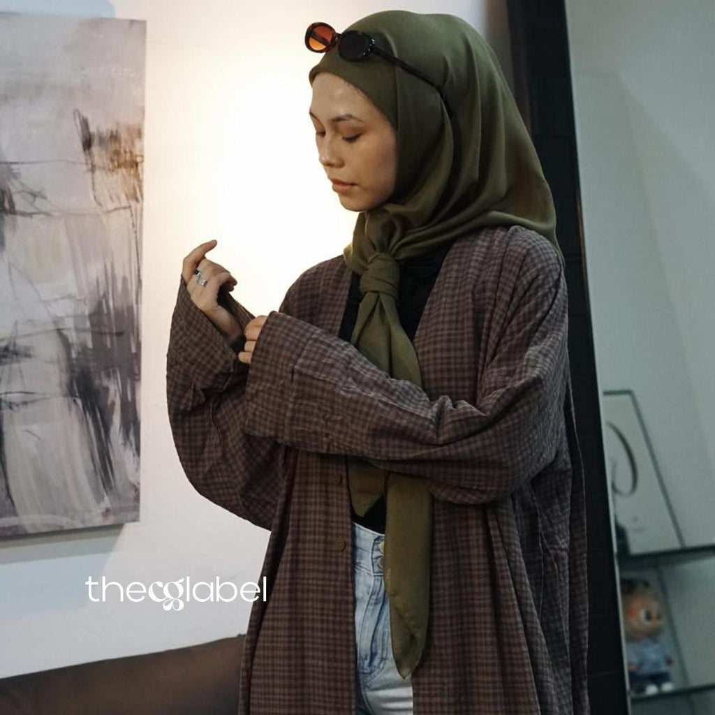 Kimono Outerwear (By thecglabel - Checkered Linen)