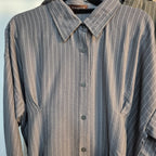 Dart Signature Shirt (By thecglabel - Linen Stripes Woven Material)