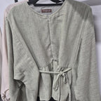 Elena Blouse - Salt Linen