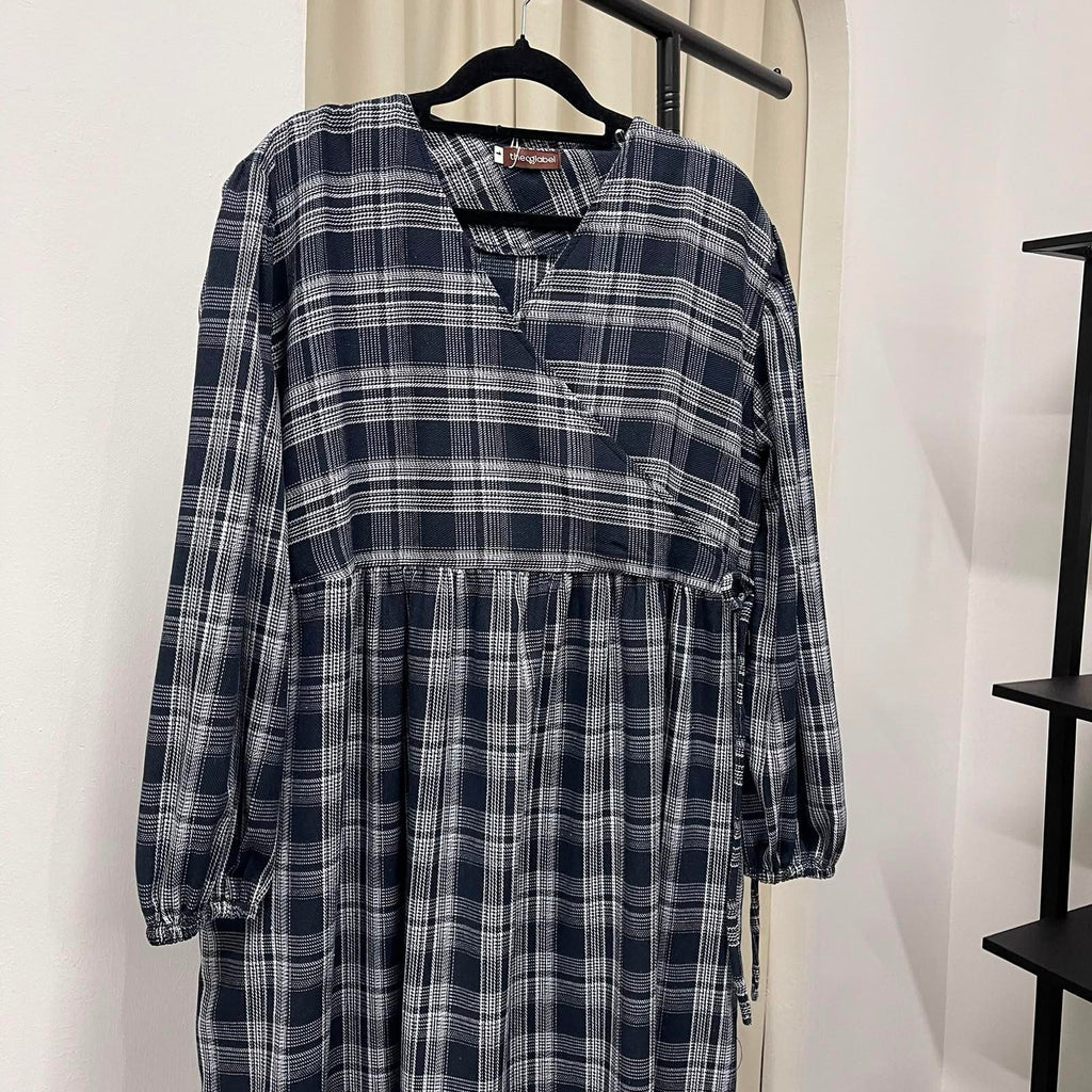 Fuss Free Kimono Dress (CGLABEL - Flannel)