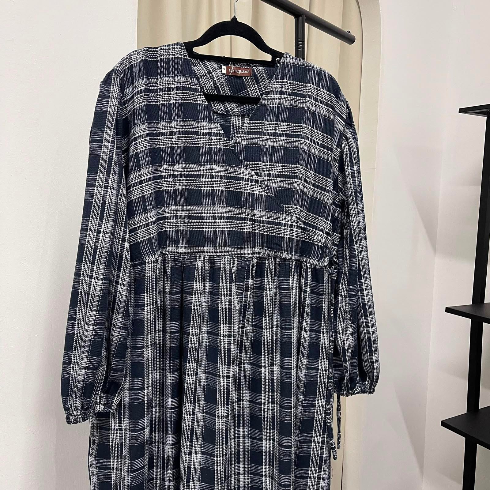 Fuss Free Kimono Dress (CGLABEL - Flannel)