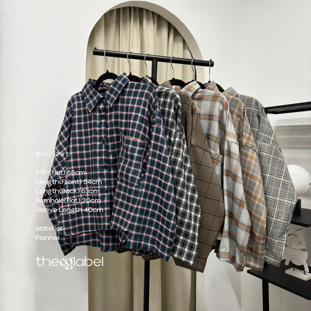 Boxy Shirt (CGLABEL- Flannel)