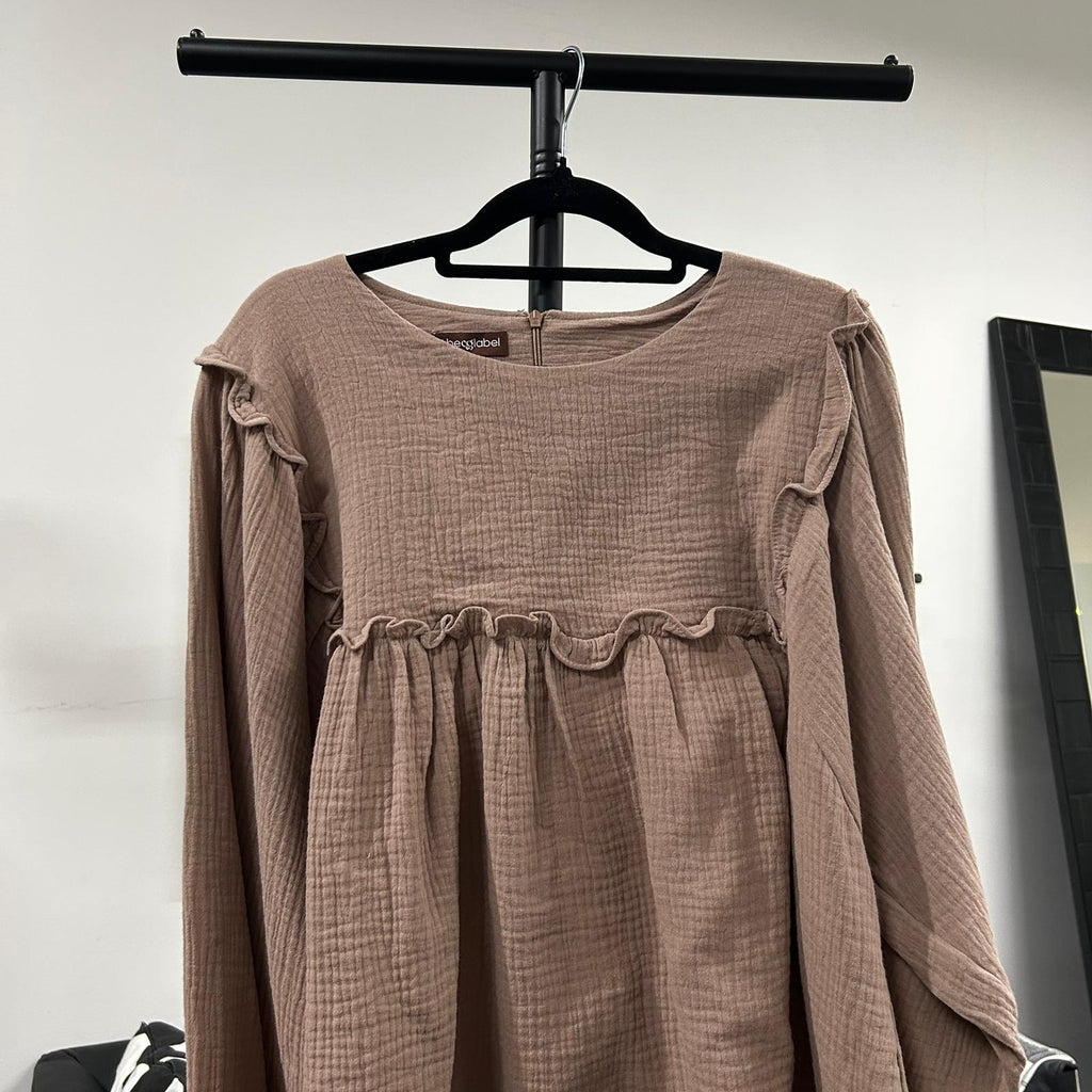 Serina Cropped Blouse (CGLABEL - Cotton Foam)