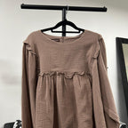 Serina Cropped Blouse (CGLABEL - Cotton Foam)