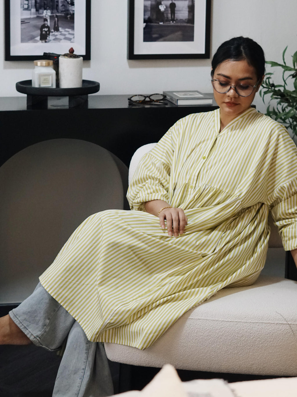 Sofia Oversized Midi Dress (THECGLABEL - JAPANESE COTTON SERIES)