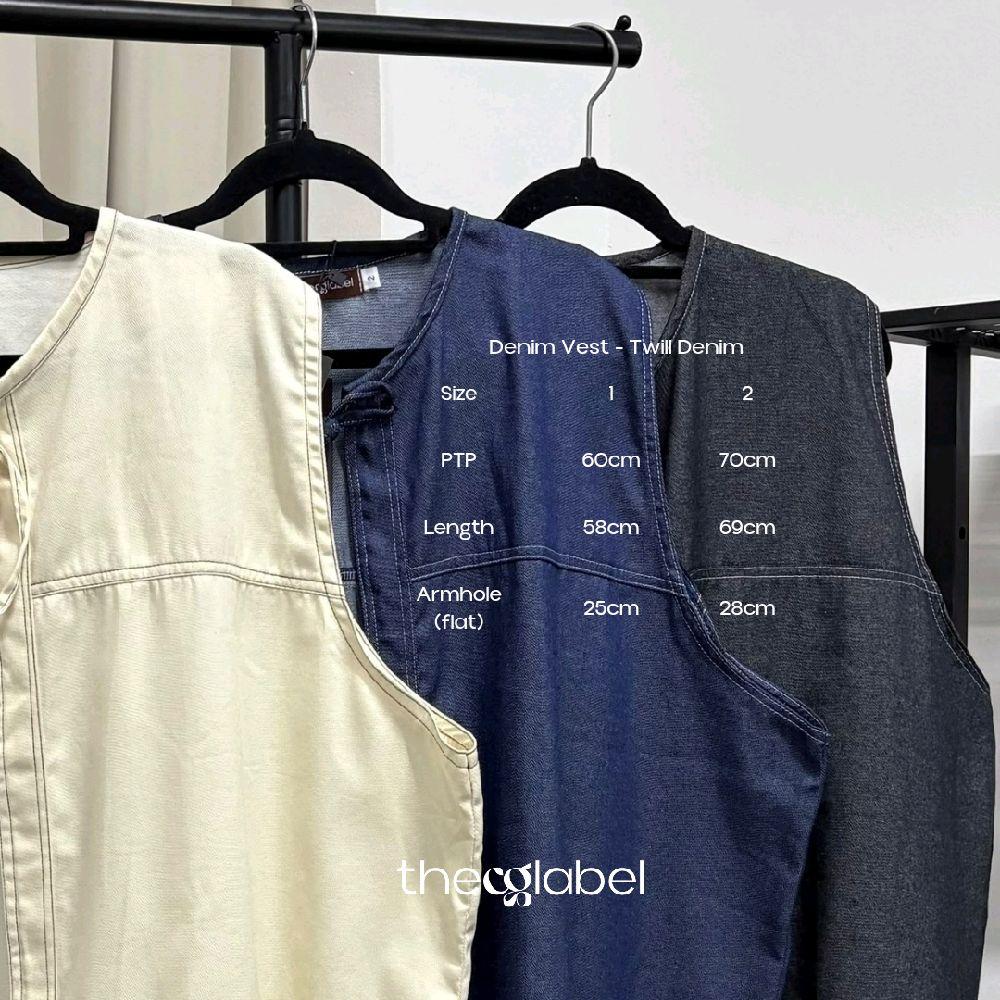Denim Vest (CGLABEL - Twill Denim)