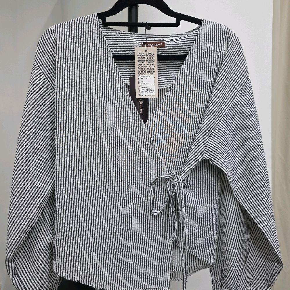 Kimono Blouse (CGLABEL - Seersucker)