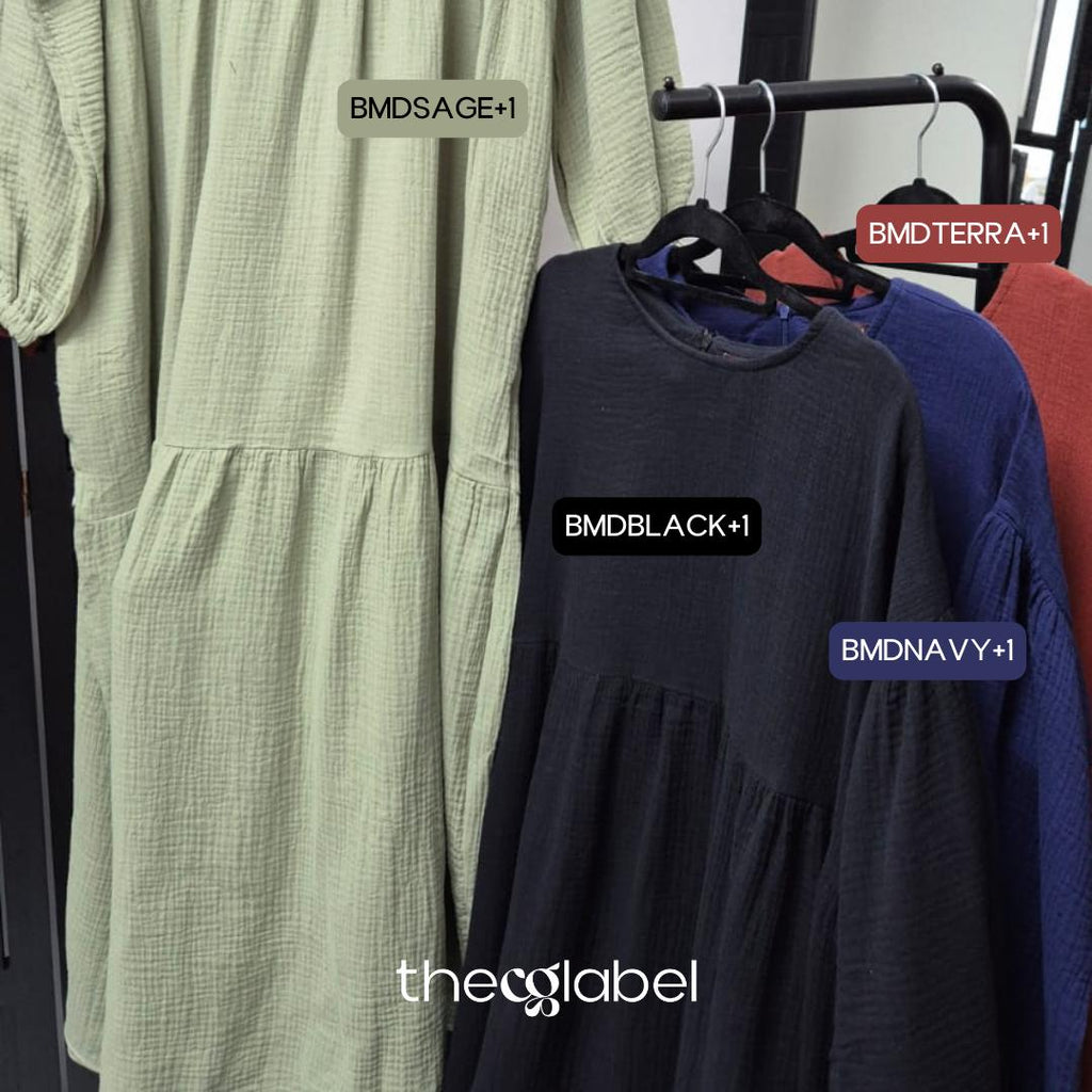 Basic Oversized Maxi Dress (THECGLABEL - Cotton Foam Series)