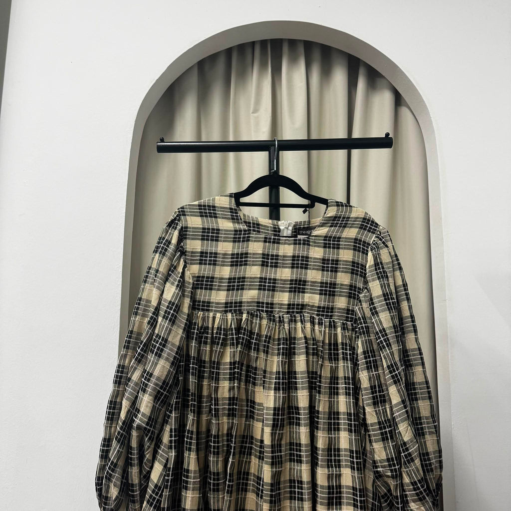 Amani Puffy Sleeve Dress (CGLABEL - Cotton Mix Poly)