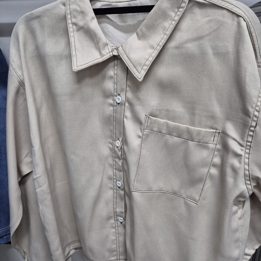Boxy Denim Top (Curated Series)