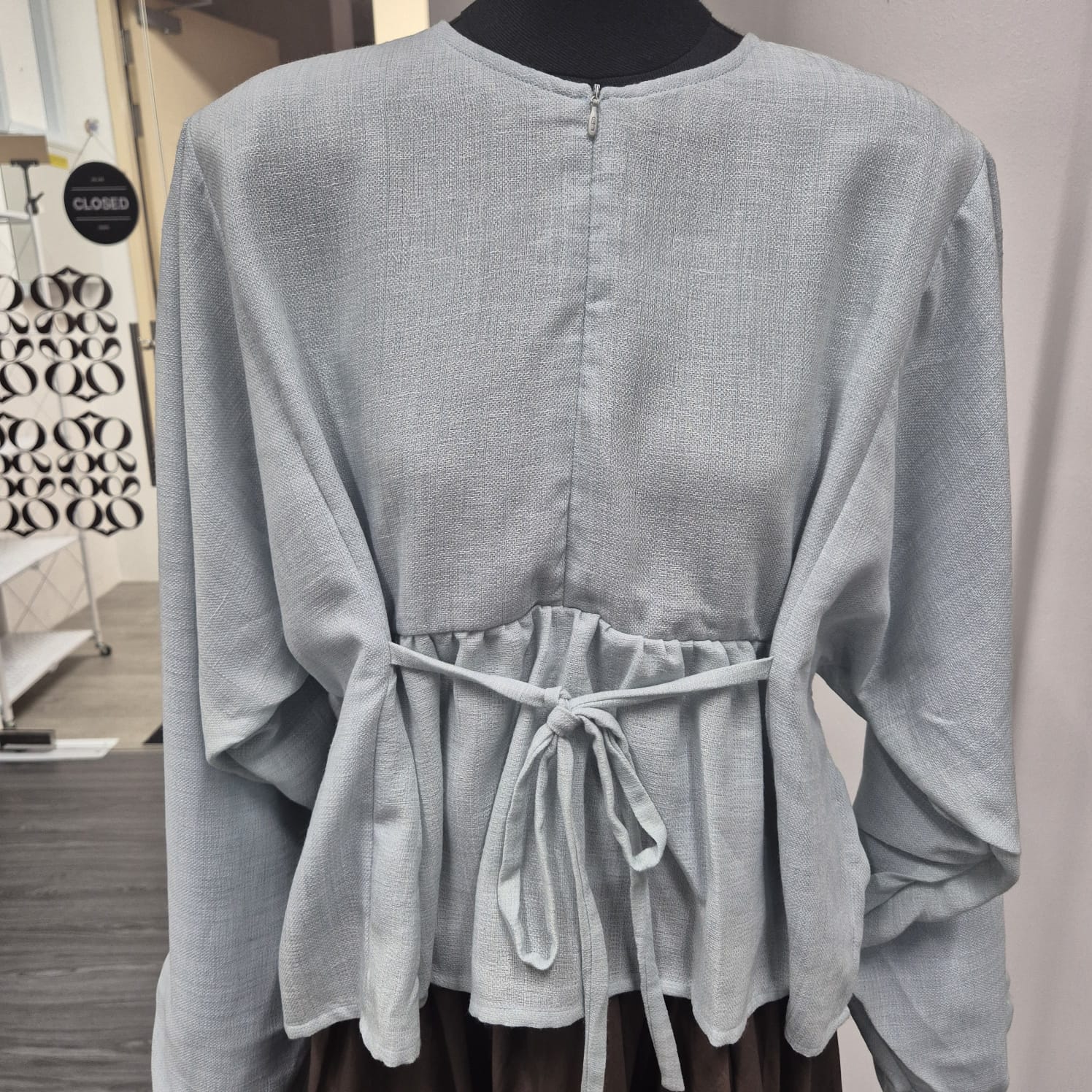 Elena Blouse - Salt Linen