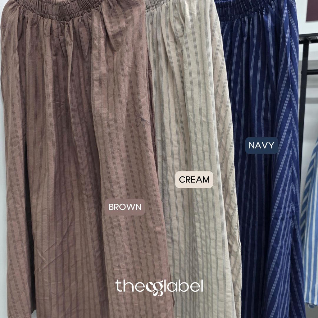 Striped Linen Skirt (Curated Series)