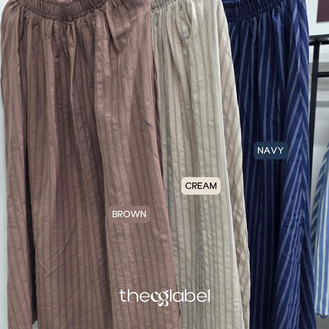 Striped Linen Skirt (Curated Series)