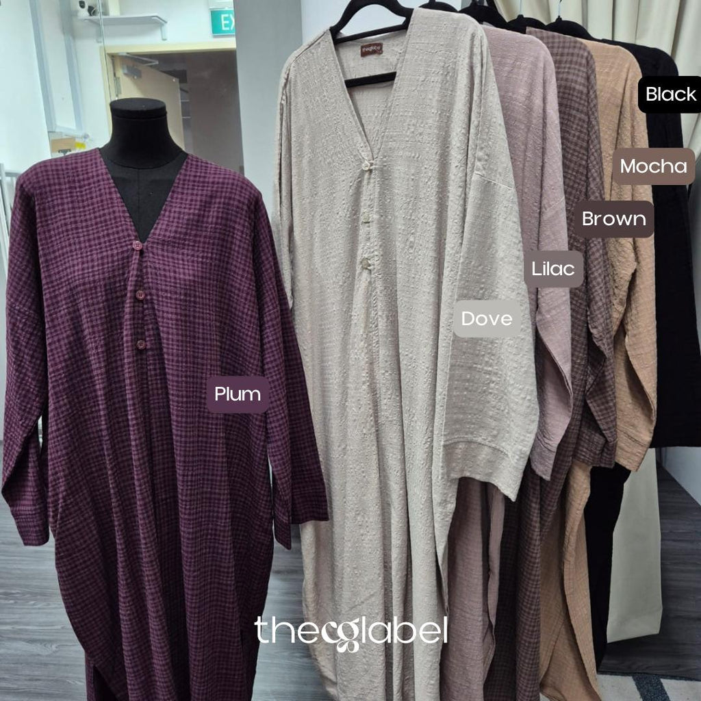 Kimono Outerwear (By thecglabel - Checkered Linen)