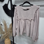 Serina Cropped Blouse (CGLABEL - Cotton Foam)