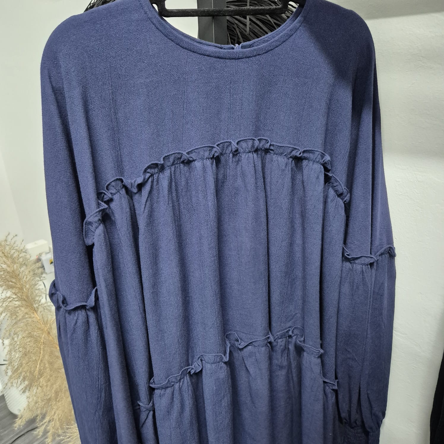 Santorini Ruffles Blouse (CGLABEL - Linen Crinkle)